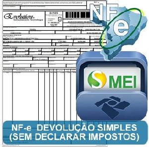 MEI- EMISSAO NFE DEVOLUÇAO SIMPLES